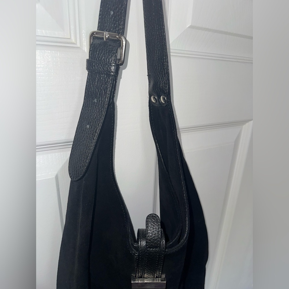 Black Fringe Shoulder Bag Claudia Firenze - Picture 3 of 6